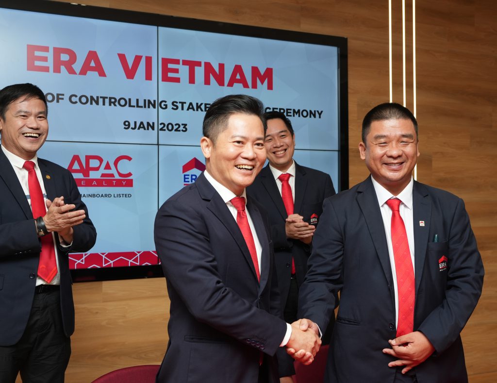 PAC REALTY ACQUIRES ADDITIONAL 22% STAKE IN ERA VIETNAM FOR S$4.9 MILLION