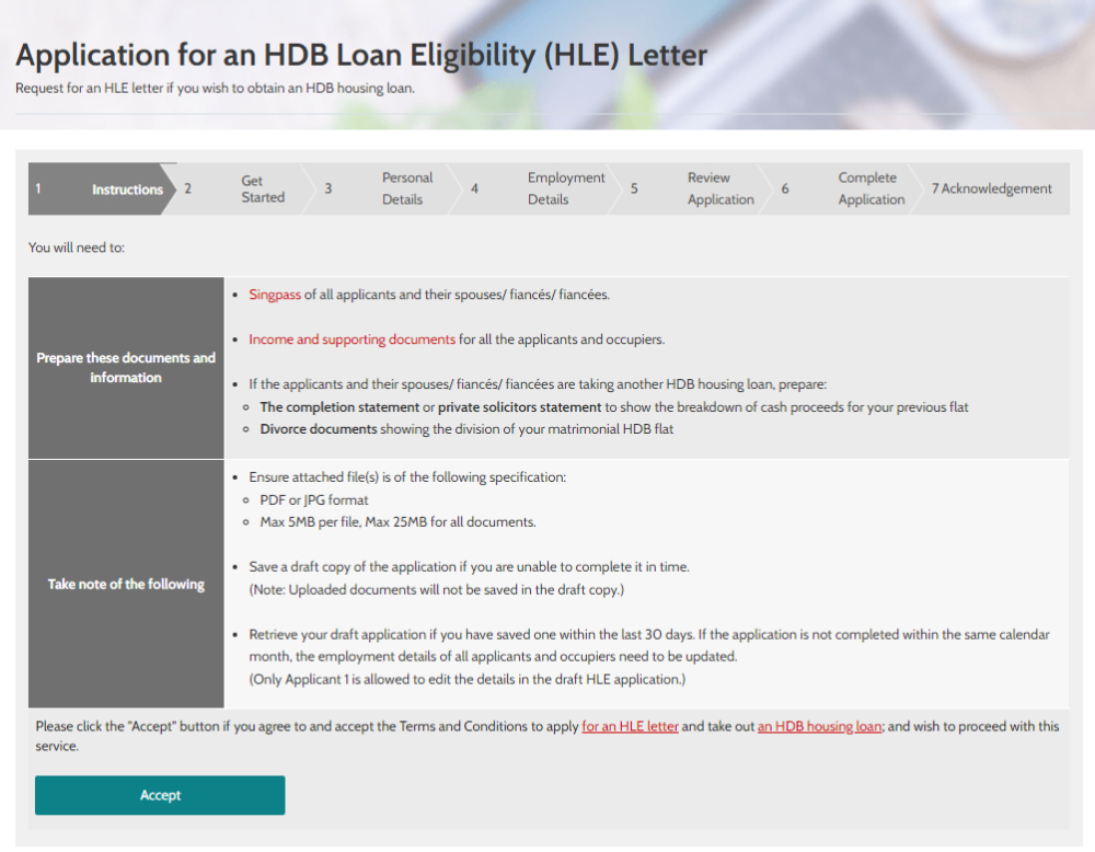 HDB HLE registration 